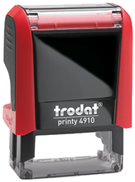 Printy, Textstempel, Datumstempel, Multicolorstempel, rot